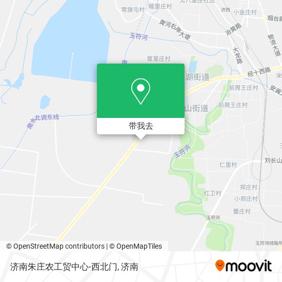 济南朱庄农工贸中心-西北门地图