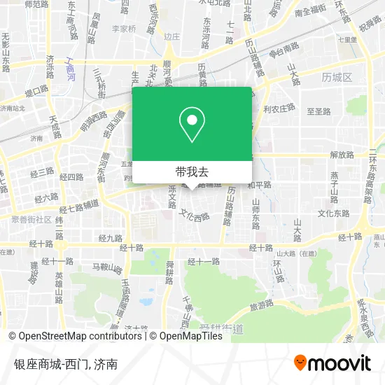 银座商城-西门地图
