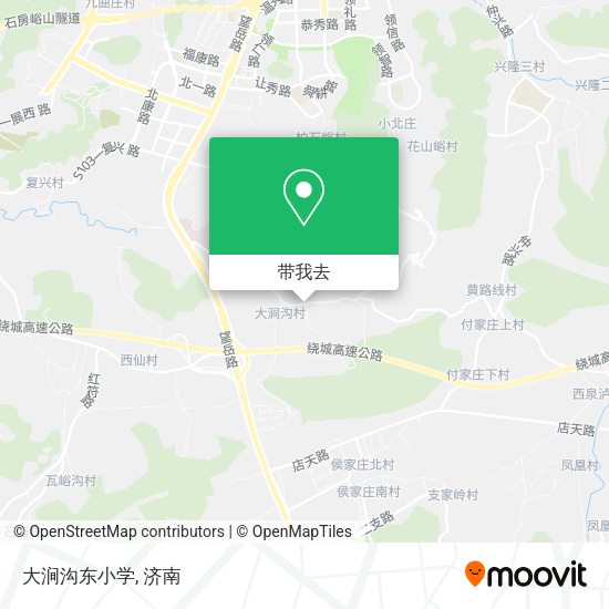 大涧沟东小学地图