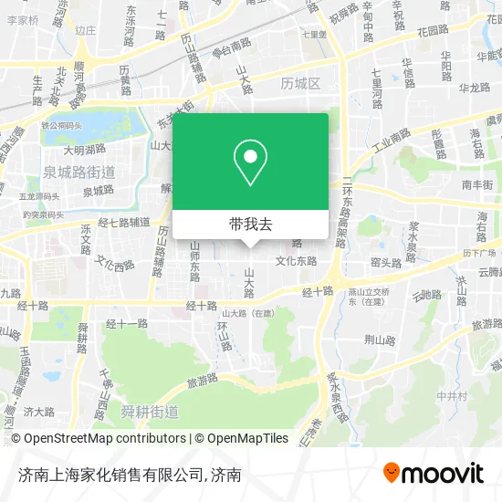 济南上海家化销售有限公司地图