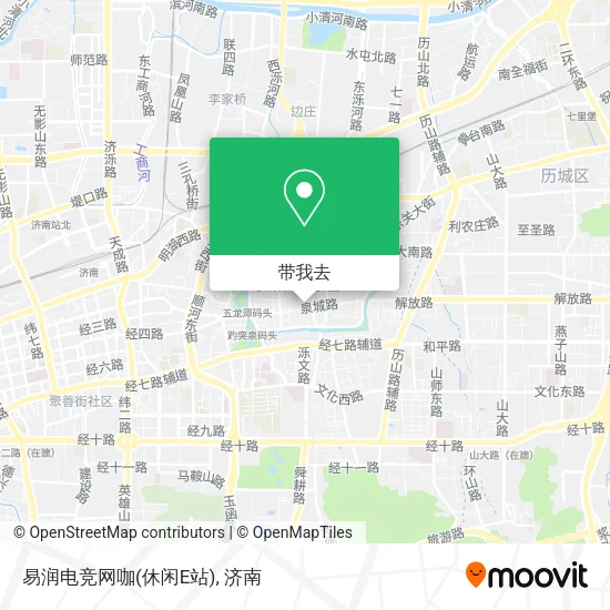 易润电竞网咖(休闲E站)地图