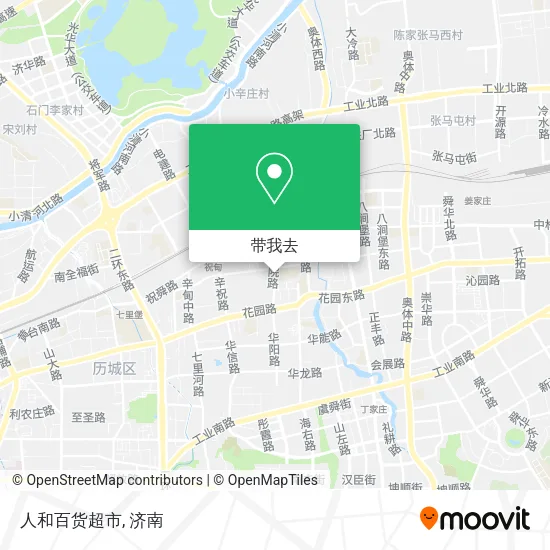 人和百货超市地图