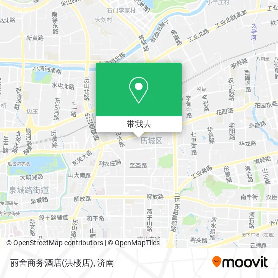丽舍商务酒店(洪楼店)地图