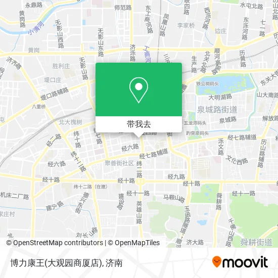 博力康王(大观园商厦店)地图