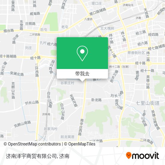 济南泽宇商贸有限公司地图