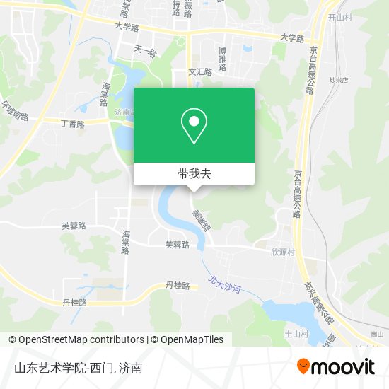 山东艺术学院-西门地图
