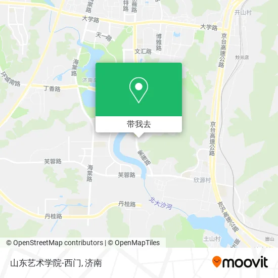 山东艺术学院-西门地图