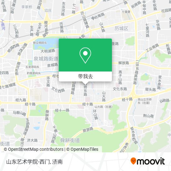 山东艺术学院-西门地图