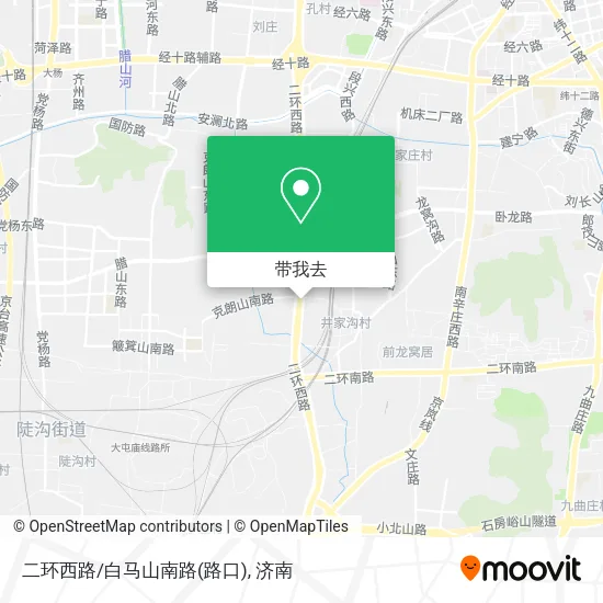 二环西路/白马山南路(路口)地图