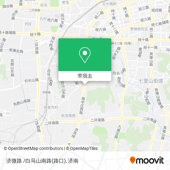 济微路 /白马山南路(路口)地图