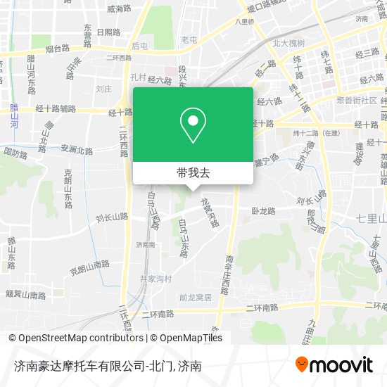 济南豪达摩托车有限公司-北门地图