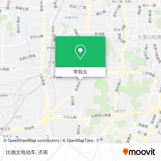 比德文电动车地图