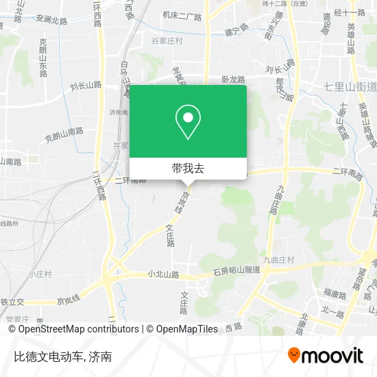 比德文电动车地图