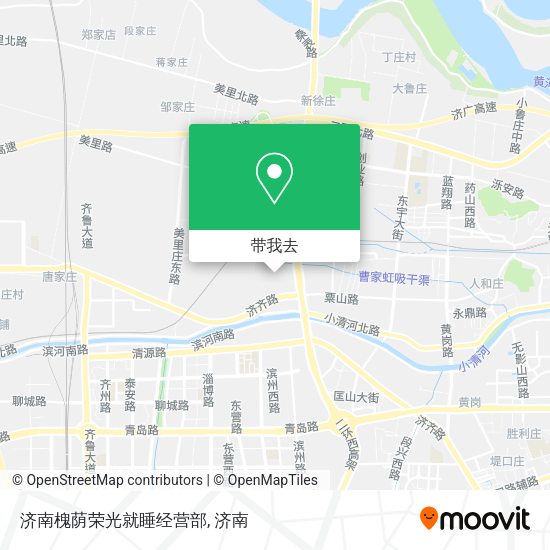 济南槐荫荣光就睡经营部地图