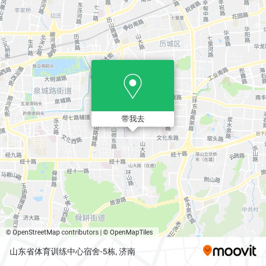 山东省体育训练中心宿舍-5栋地图