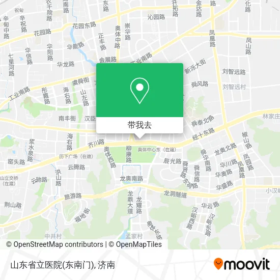 山东省立医院(东南门)地图