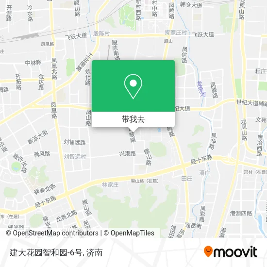 建大花园智和园-6号地图