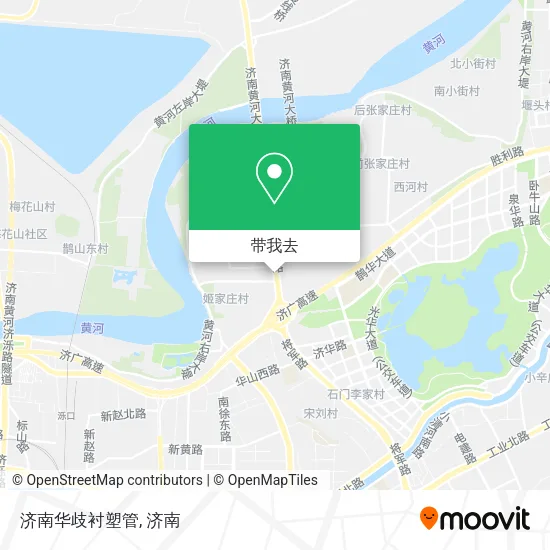 济南华歧衬塑管地图