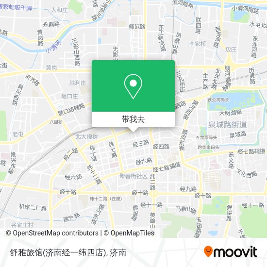 舒雅旅馆(济南经一纬四店)地图
