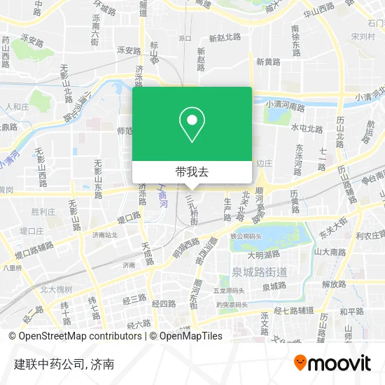 建联中药公司地图