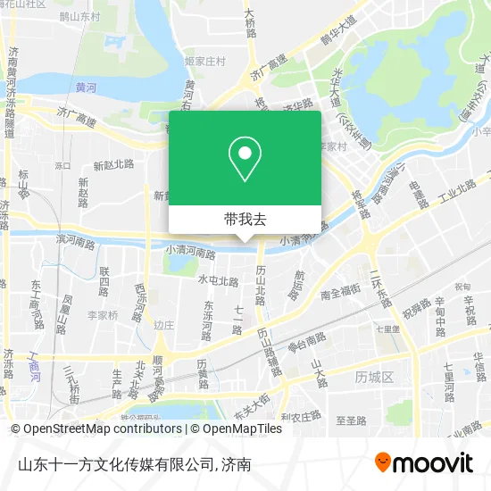 山东十一方文化传媒有限公司地图