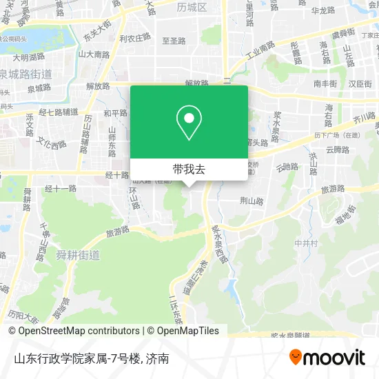 山东行政学院家属-7号楼地图