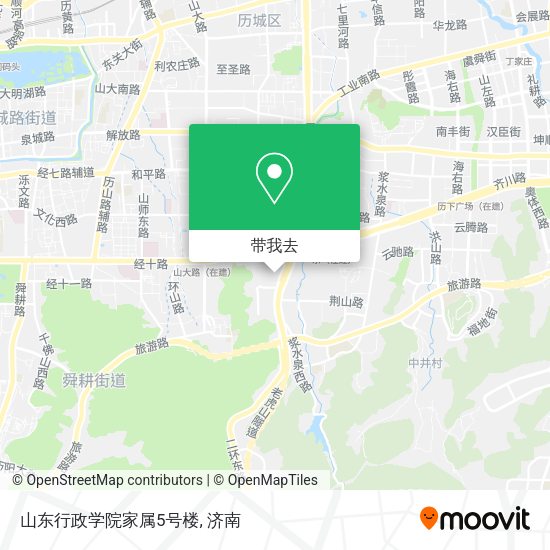 山东行政学院家属5号楼地图