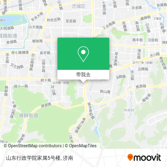 山东行政学院家属5号楼地图