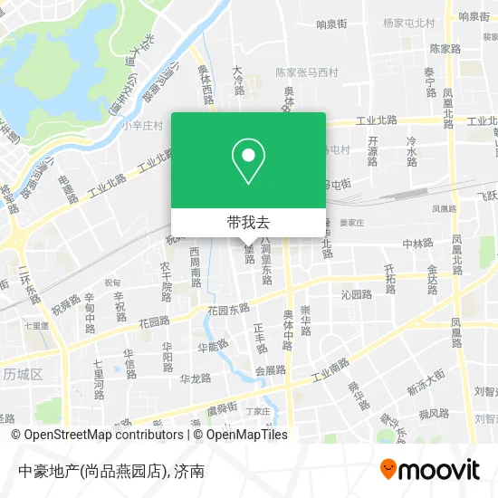 中豪地产(尚品燕园店)地图