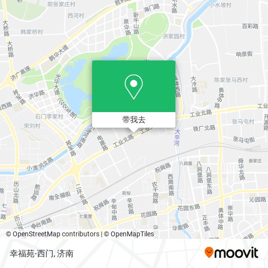 幸福苑-西门地图