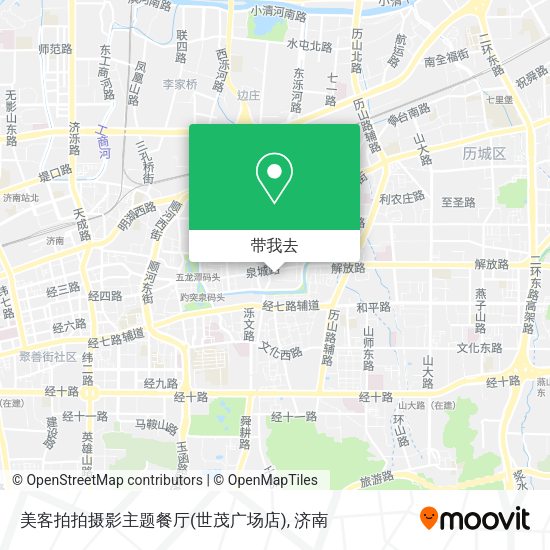 美客拍拍摄影主题餐厅(世茂广场店)地图