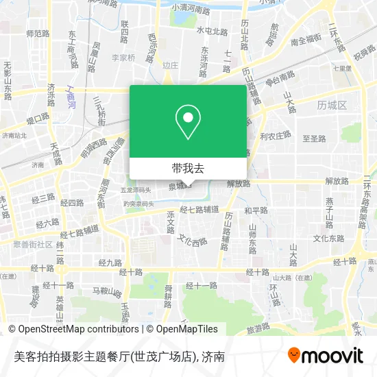 美客拍拍摄影主题餐厅(世茂广场店)地图