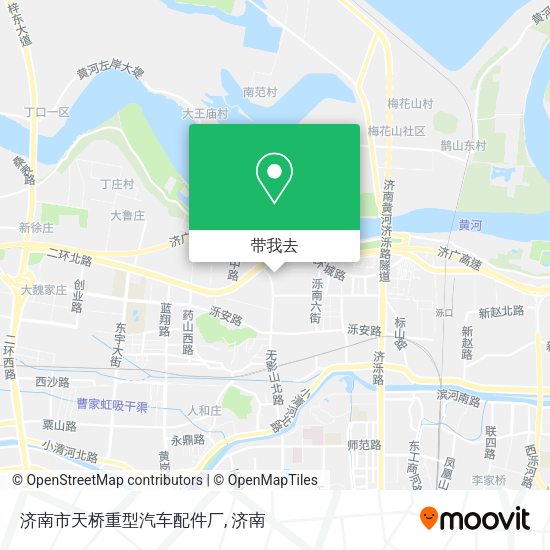 济南市天桥重型汽车配件厂地图