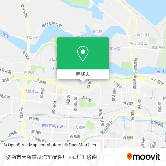 济南市天桥重型汽车配件厂-西北门地图