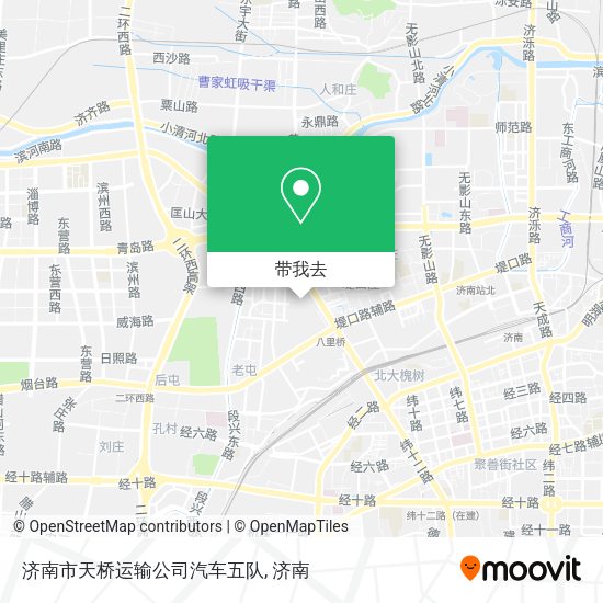 济南市天桥运输公司汽车五队地图