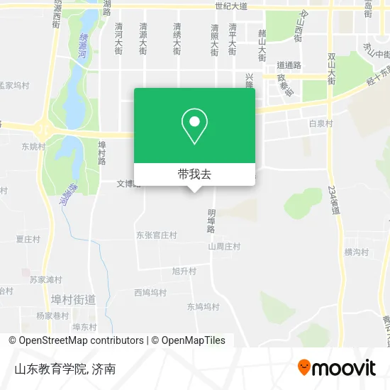 山东教育学院地图