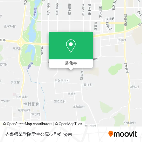 齐鲁师范学院学生公寓-5号楼地图