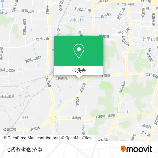 七贤游泳池地图