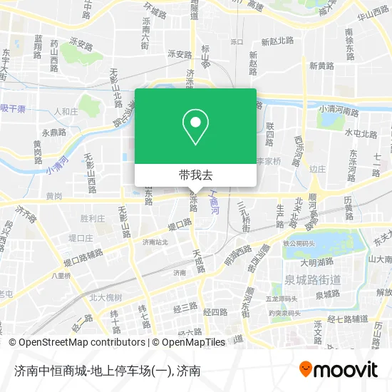 济南中恒商城-地上停车场(一)地图