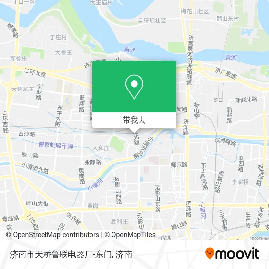 济南市天桥鲁联电器厂-东门地图