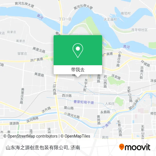山东海之源创意包装有限公司地图