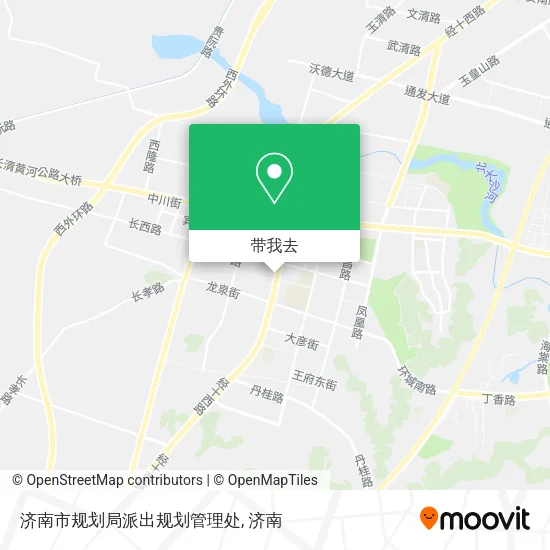 济南市规划局派出规划管理处地图