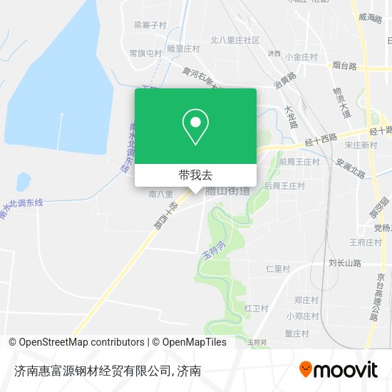 济南惠富源钢材经贸有限公司地图