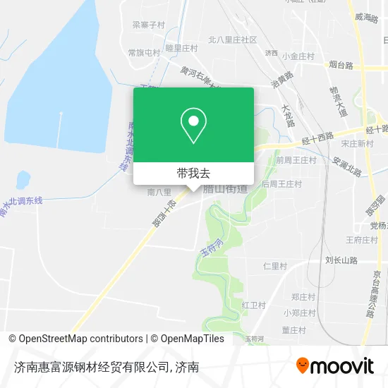 济南惠富源钢材经贸有限公司地图