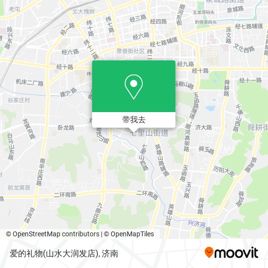 爱的礼物(山水大润发店)地图