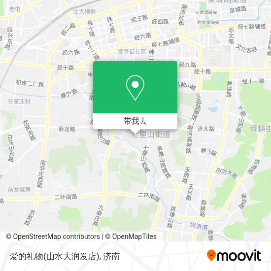 爱的礼物(山水大润发店)地图