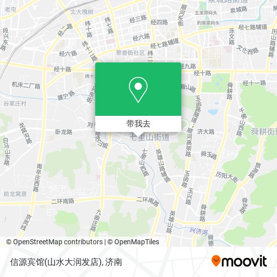 信源宾馆(山水大润发店)地图