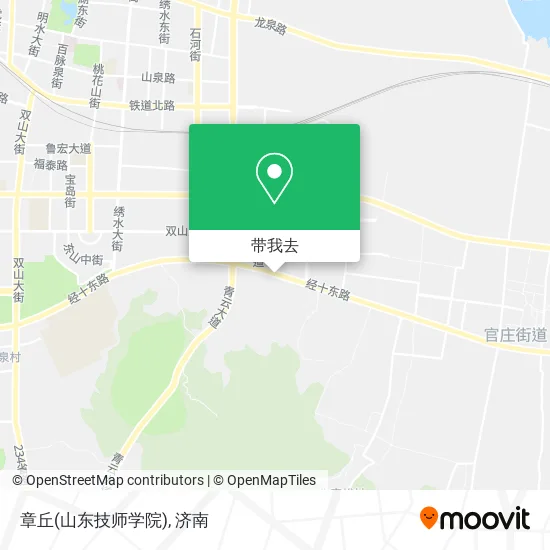 章丘(山东技师学院)地图