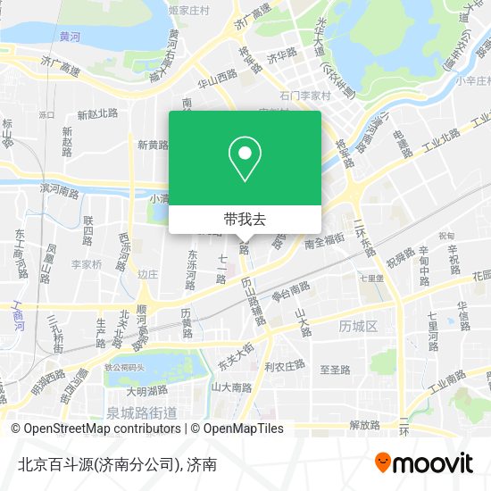 北京百斗源(济南分公司)地图