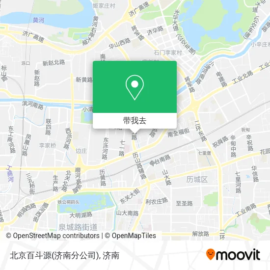 北京百斗源(济南分公司)地图